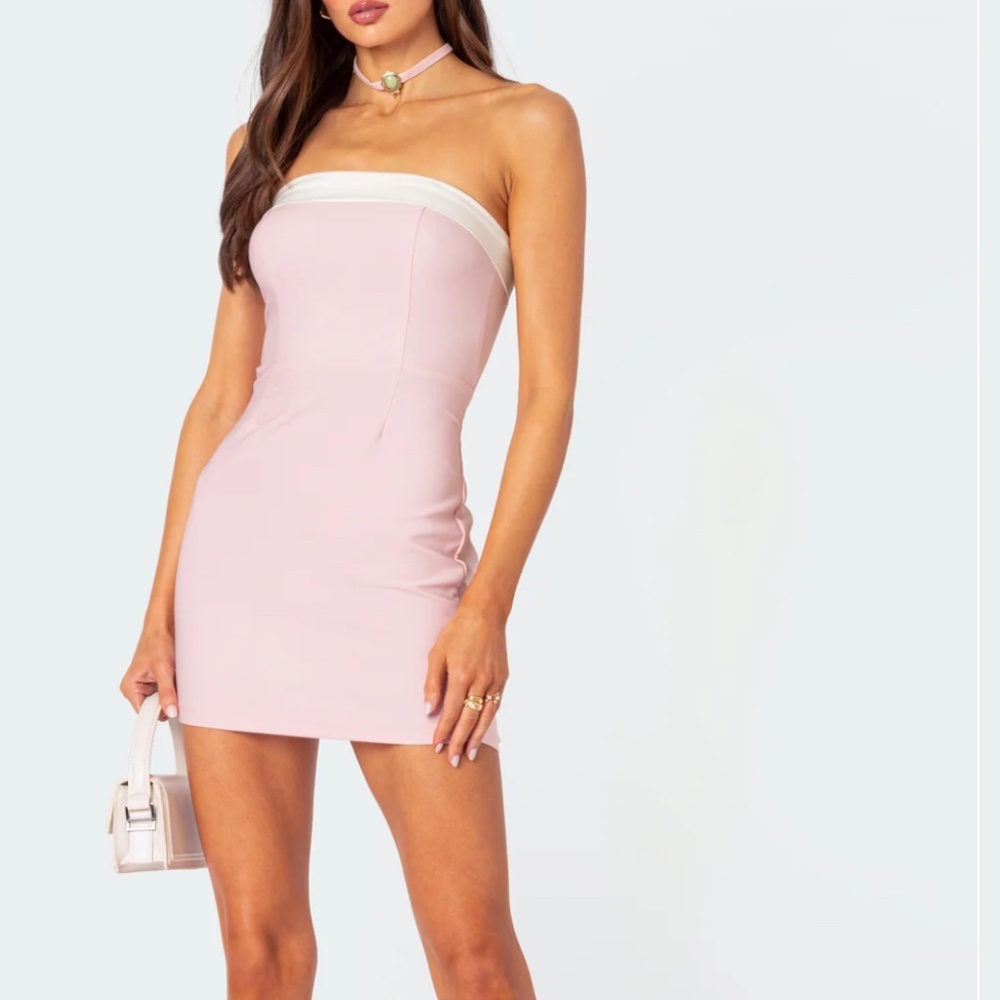 Brand New Edikted Pink Mini Dress